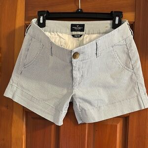 American Eagle Outfitters Blue Bermuda Shorts Classic Design